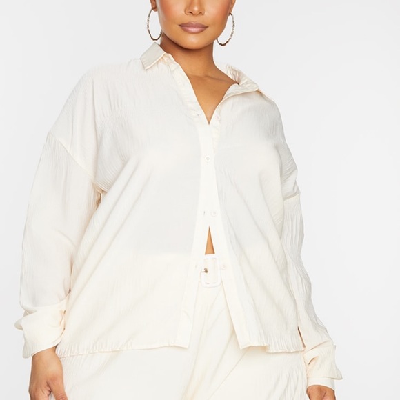 Textured button up - Picture 2 of 2